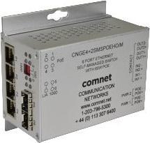 Actual product image Comnet 6 Port GB Eth Sms Sw 2sfp