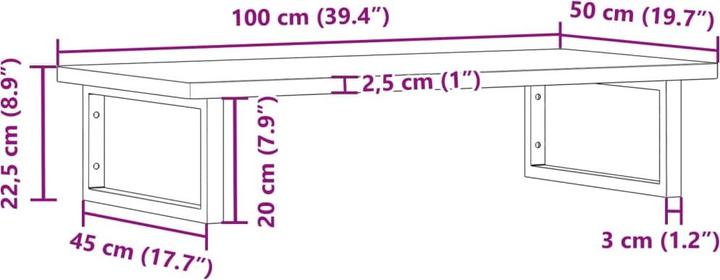 Image du produit vidaXL Waschtischplatte