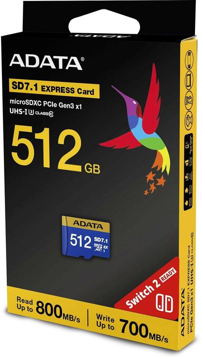 Produktbild Adata Premier Extreme SD7.1 Express (512 GB, microSD Express, U3, UHS-II)