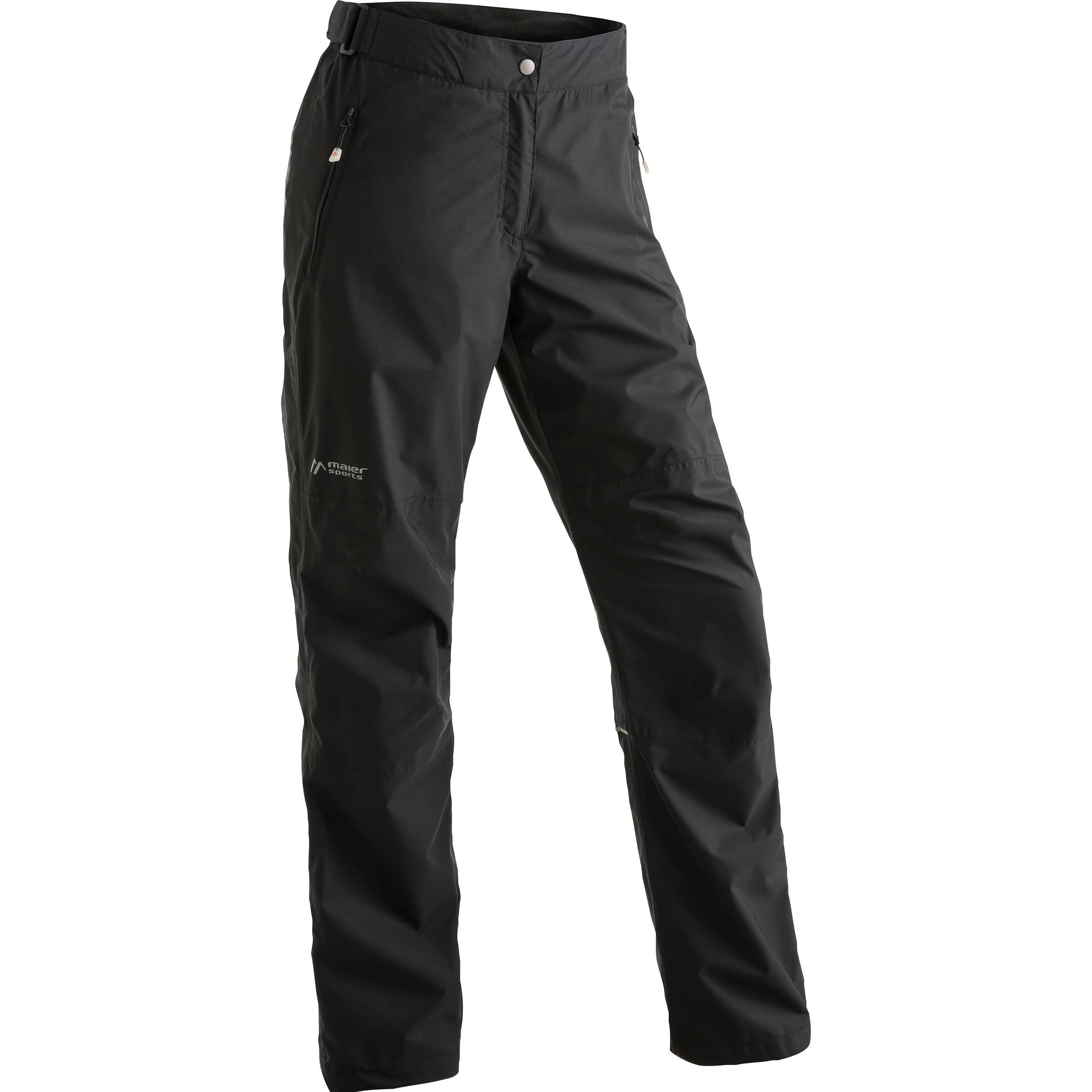 Maier Sports, Damen, Outdoorhose, Raindrop Hose (50), Schwarz, 50