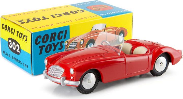 Actual product image Corgi 302 MGA Sports Car