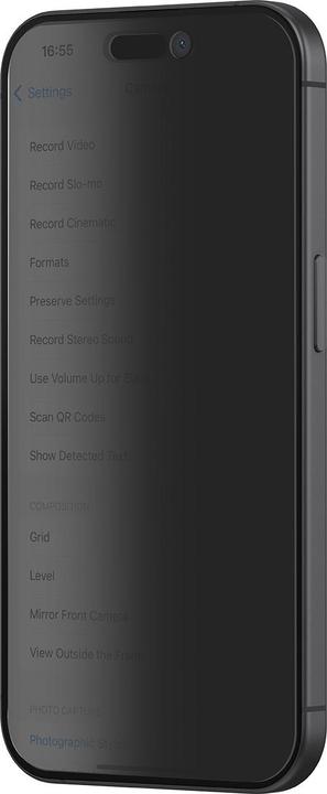 Immagine prodotto Eiger Mountain Glass Black (1 Pezzo/i, Apple iPhone 15 Plus, Apple iPhone 16 Plus, Apple iPhone 15 Pro Max)