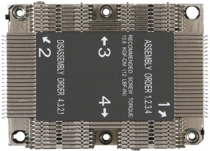 Productafbeelding Supermicro SNK-P0068PS: CPU-koeler 2U (64 mm)