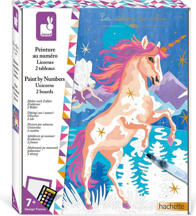 Produktbild Janod Malen nach Zahlen Einhorn