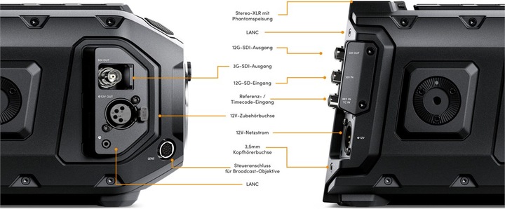 Image du produit Blackmagic URSA Mini Pro 4.6K G2 (11.94 Mpx, 60p)