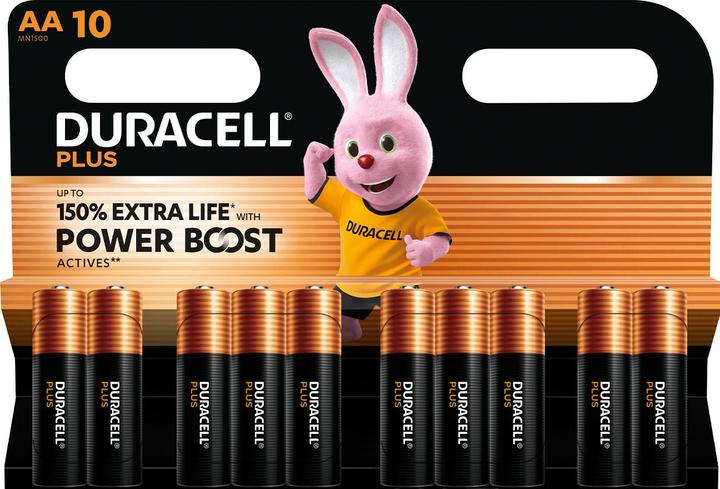 Produktbild Duracell 2er-Set Power Boost Alkaline Batterien Typ AA/Mignon, 1,5 V, 2x 10-er Pack (20 Stk., AA)