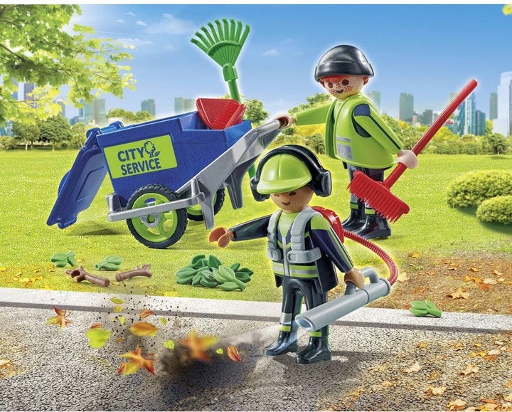 Actual product image Playmobil Stadtreinigung mit E-Fahrzeug (71434, Playmobil City Action)