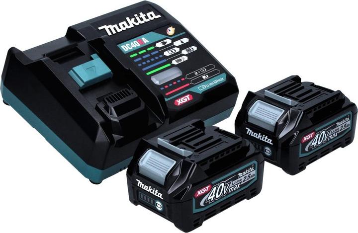 Produktbild Makita DF 001 GD2 Akku Bohrschrauber 40 V max. 140 Nm XGT Brushless + 2x Akku 2,5 Ah + Ladegerät (Akkubetrieb)