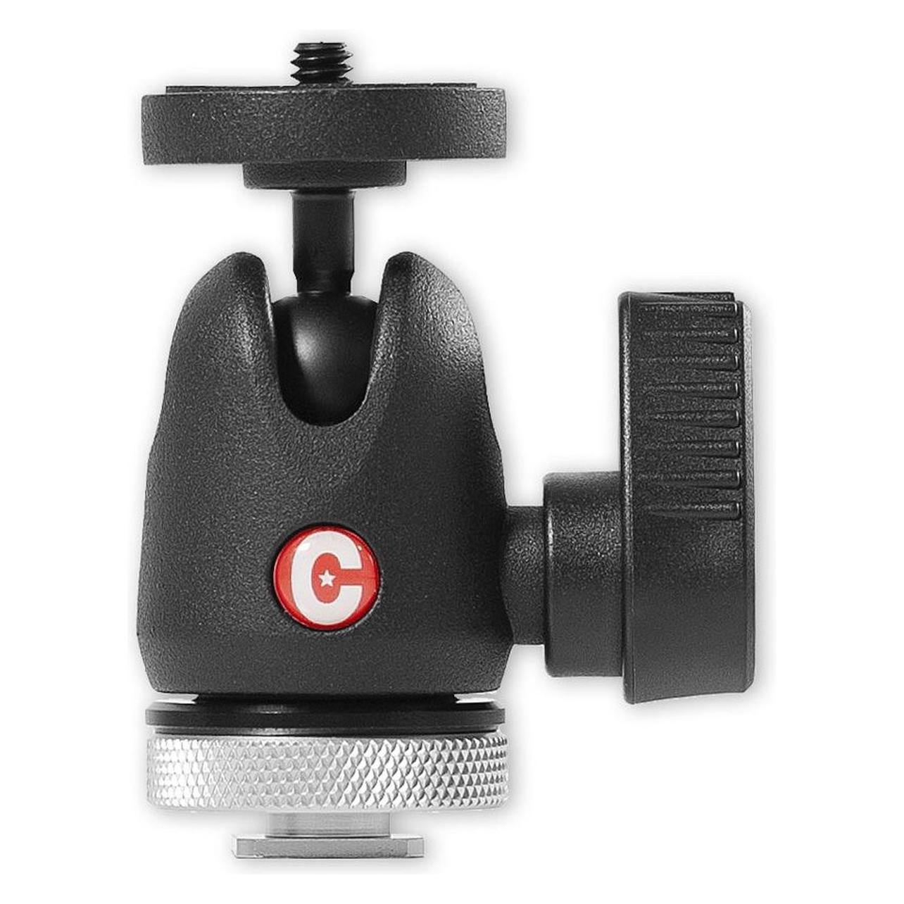 Caruba Centre Ball Head Met Cold Shoe Mount (Kugelkopf), Stativkopf