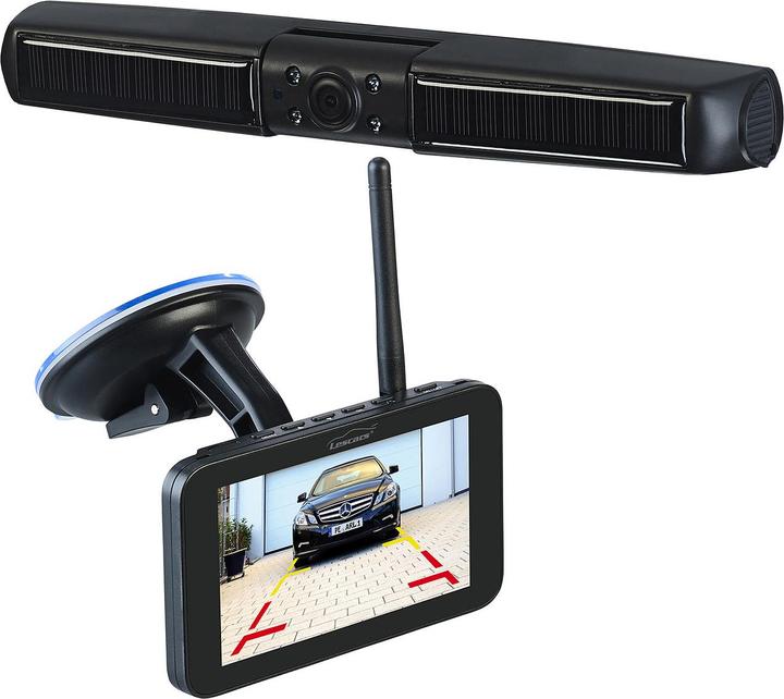 Lescars Wireless Solar Radio Rear View Camera