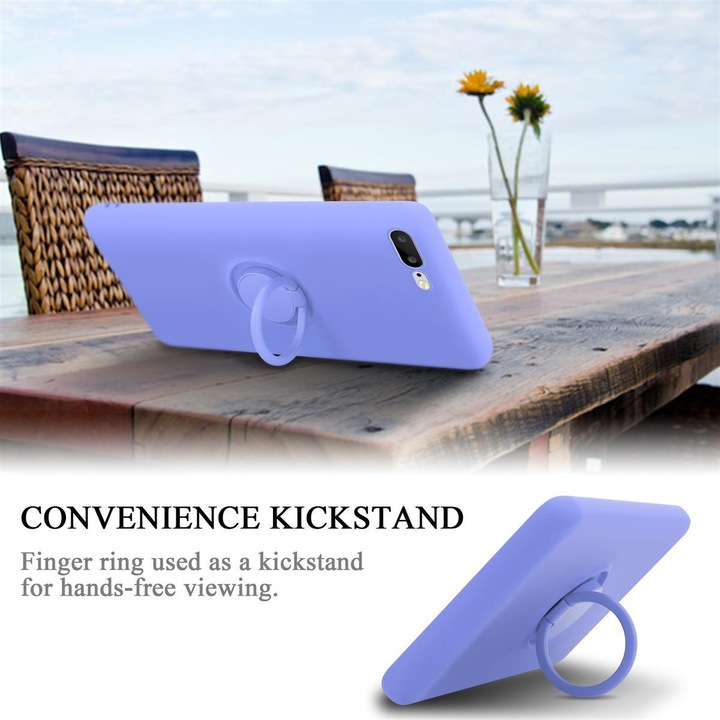 Produktbild Cadorabo TPU Liquid Ring Silicone Case Hülle (Apple iPhone 7 Plus, Apple iPhone 7s Plus)