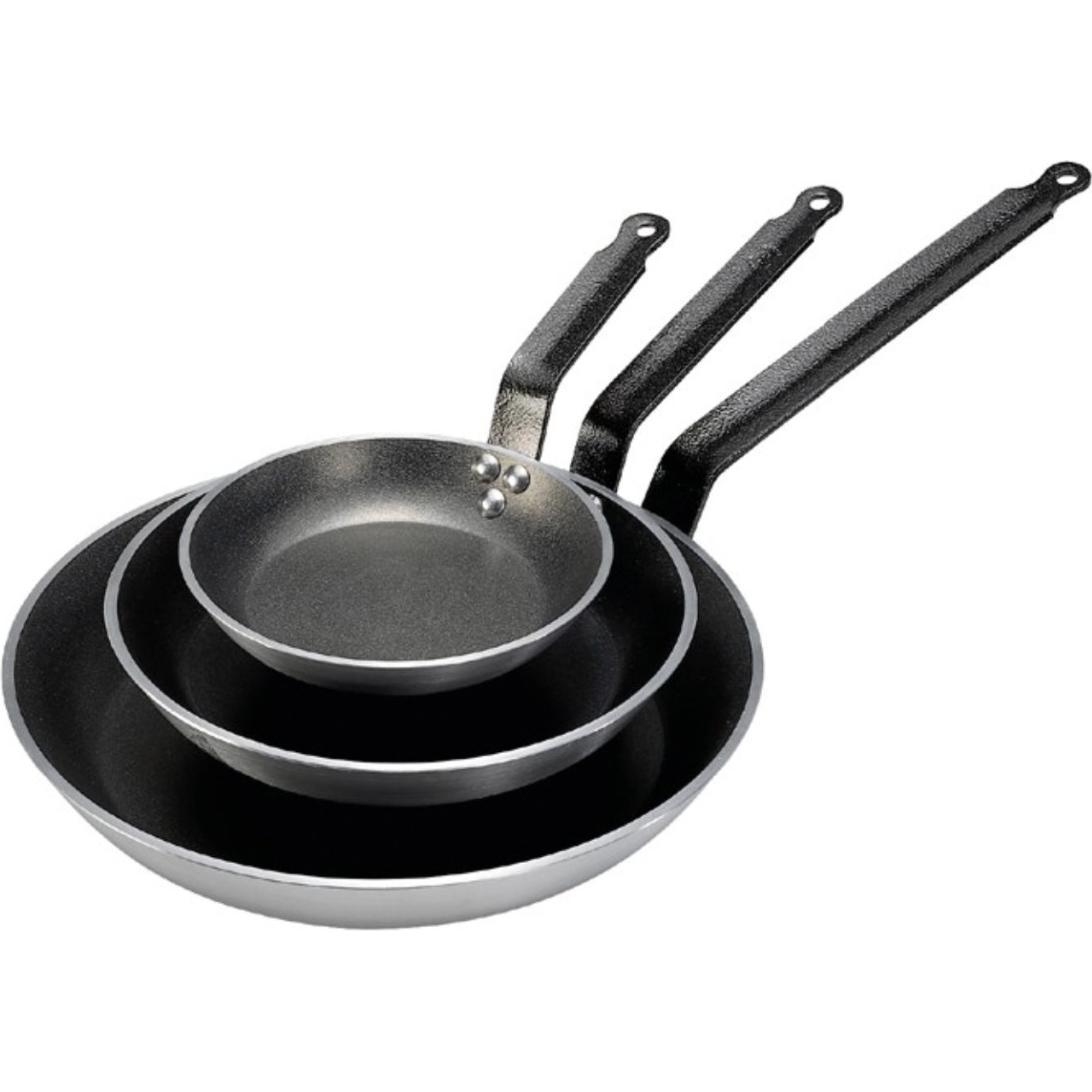 de Buyer Choc Resto Induction Bratpfanne Antihaft, Pfanne + Kochtopf, Silber