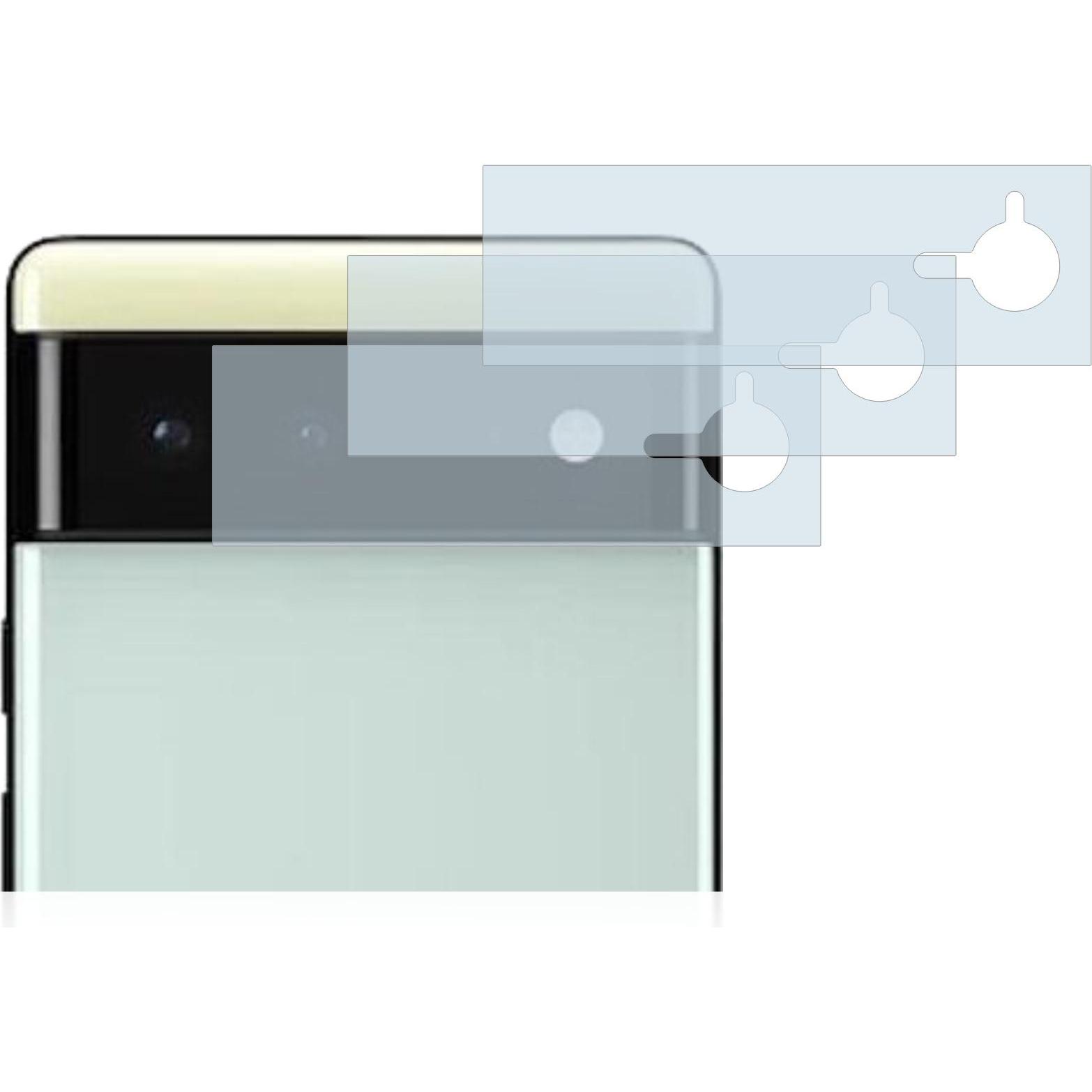 Thumbnail - BROTECT AirGlass Panzerglasfolie (3 Stück, Google Pixel 6), Smartphone Schutzfolie, Transparent