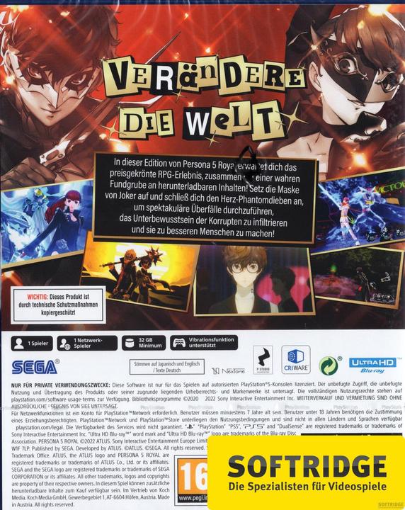 Immagine prodotto Atlus Persona 5 Royal (PS5, DE)