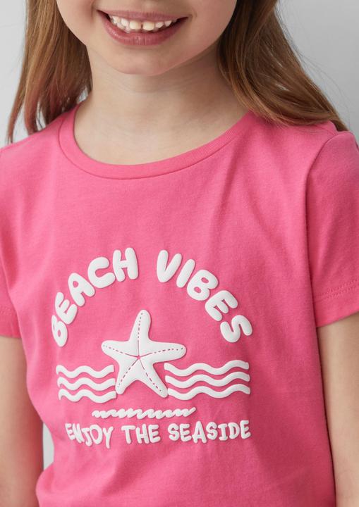 Actual product image S.Oliver T-Shirt Baumwoll-T-Shirt mit Print (140)