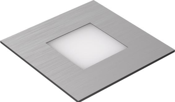 Halemeier QuadroPoint Edelstahl nw 12VDC 0,6W M1 (18 lm)