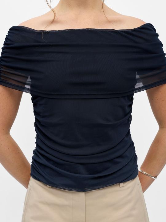 Produktbild Object Gerafftes Off Shoulder Top (S)