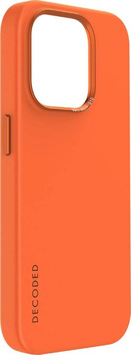 Actual product image Decoded AntiMicrobial Silicone Backcover iPhone 15 Pro Max Apricot (Apple iPhone 15 Pro Max)
