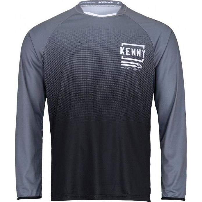 Thumbnail - Kenny, Herren, Sportshirt, langarshirt factory (M), Grau, M