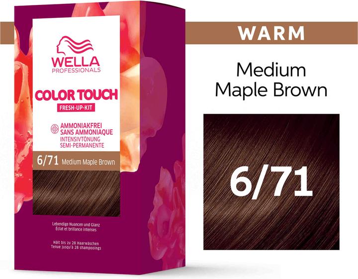 Immagine prodotto Wella Kit di rinfrescata del colore (6, 71 Marrone Acero Medio)