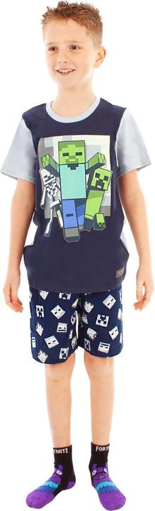 Actual product image Minecraft Boys Undead Short Pyjama Set (128)