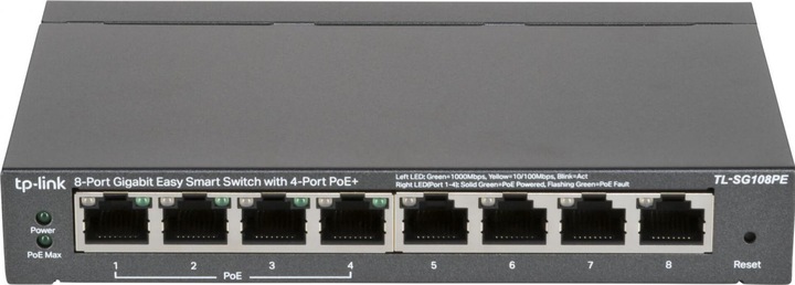 Image du produit TP-Link Tl-Sg108pe (8 Ports)