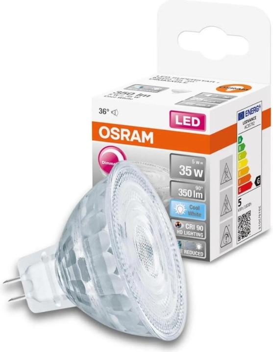 Actual product image Osram Superstar Plus (GU5.3, 5 W, 350 lm, 1 x, G)