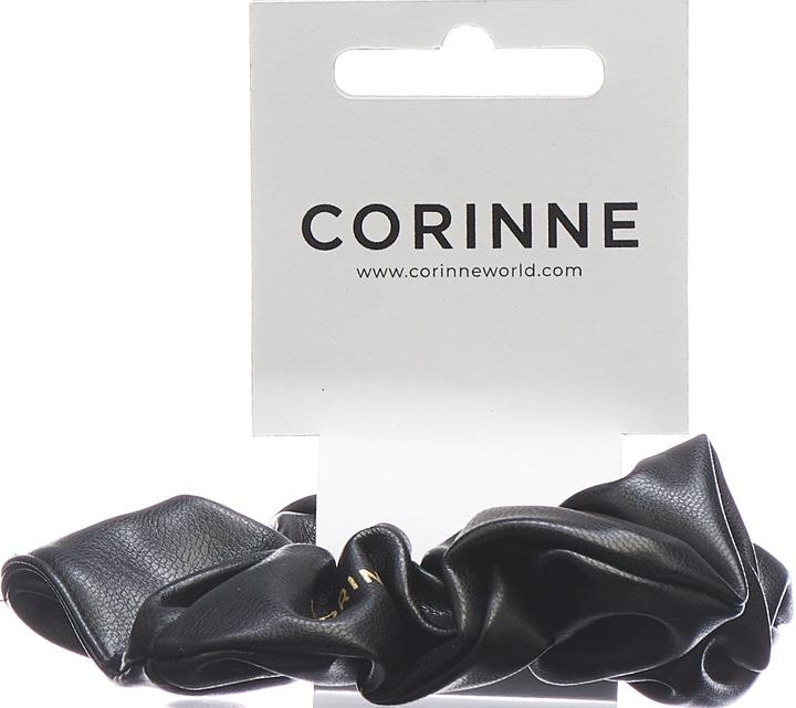 Immagine prodotto Corinne Fascetta per capelli vegan scrunchie nera (Elastico per capelli)