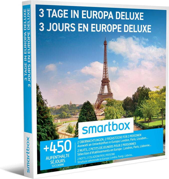 Produktbild Smartbox 3 Tage in Europa Deluxe (2 Personen)