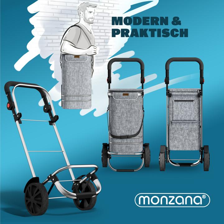 Image du produit Monzana Chariot de courses 2 en 1