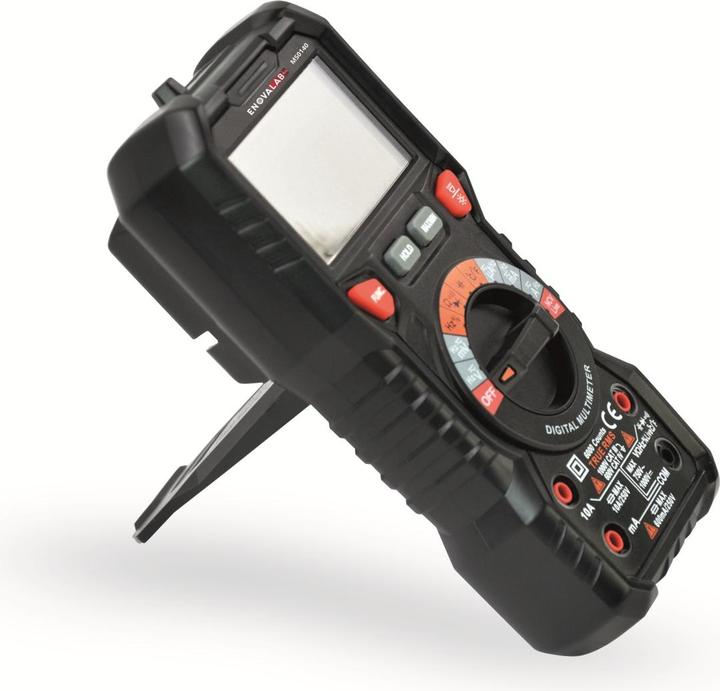 Immagine prodotto Enovalab MS0140 - Multimetro digitale TrueRMS, 6.000 conteggi, 600 V, 10 A, NCV