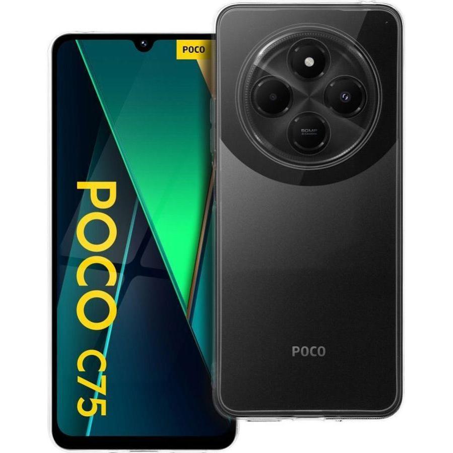 Oem Trasparente Back Panel Cover Clear Case 2 Mm For Xiaomi Poco C75 (Camera Protection) Transparent (Xiaomi Poco C75), Cover Smartphone,