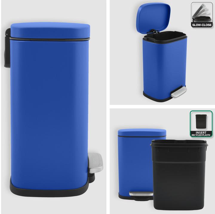 Produktbild spirella Akira Matt 5l Treteimer Matt-Petrol (5 l)