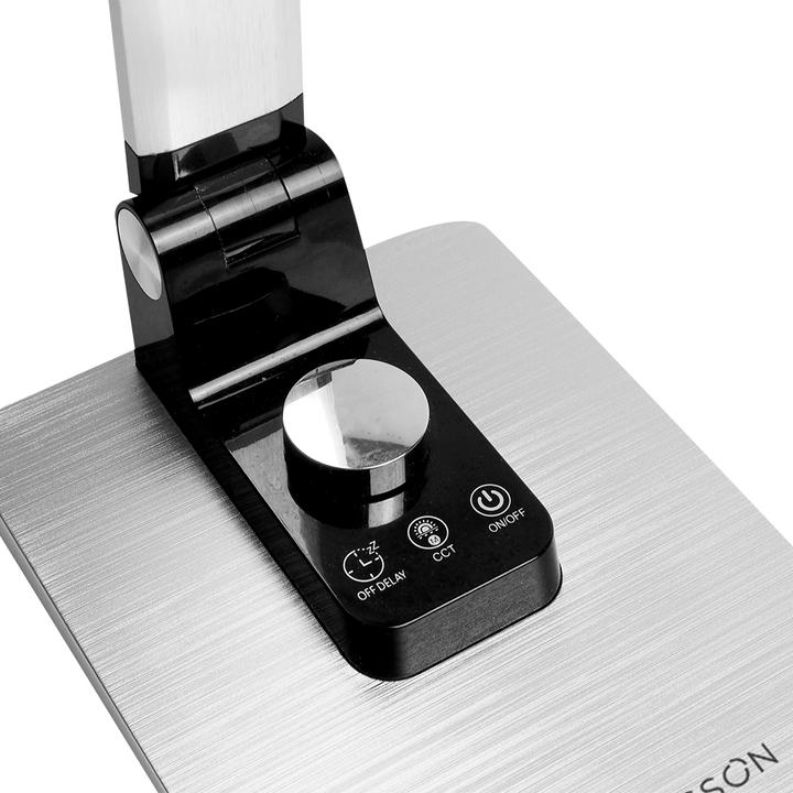 Actual product image Lasmex Svensson Desk lamp PARIS 10W 550lm silver (550 lm)