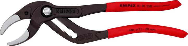 Actual product image Knipex Siphon tongs Capacity Clamping range: 25 - 80 D. mm with anti-slip plastic black atrament... (300 mm)