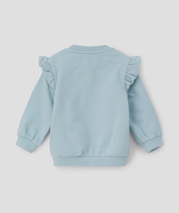 Produktbild s.Oliver Sweatshirt Jacke Sweatshirt-Jacke mit Rüschen (68)