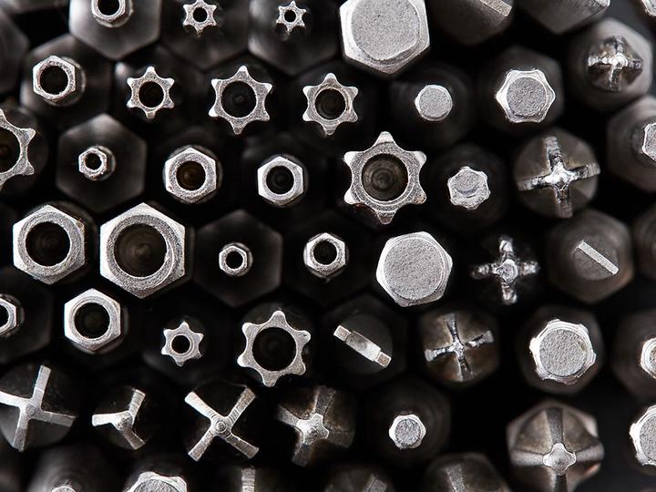 Actual product image Toolland SCREW THREAD / BIT SET - 100 pcs.