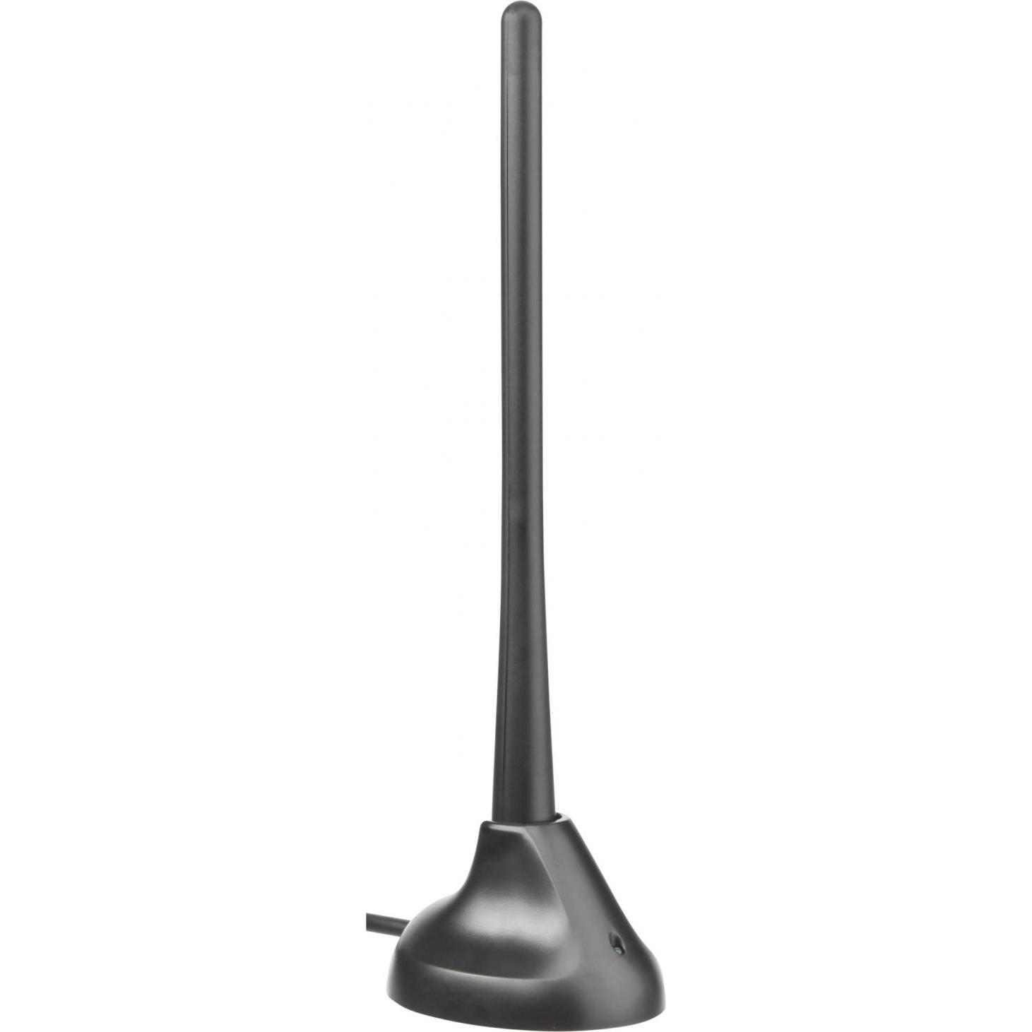 Philips Dipol-DVB-T Innen-Stab-Antenne (Stabantenne, 18 dB, DVB-T / -T2), SAT Spiegel + SAT Antennen, Schwarz