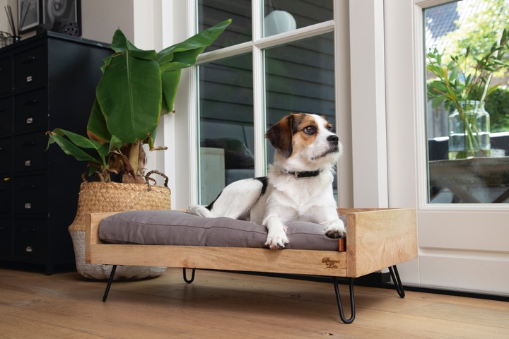 Actual product image Designed by Lotte Turana wooden bed (Dog)