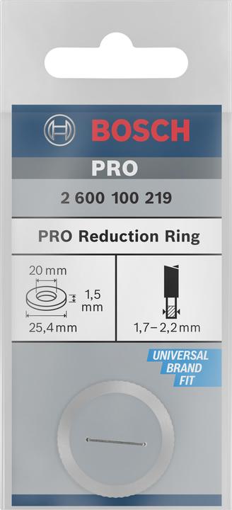 Produktbild Bosch Professional Zubehör Reduzierring für PRO Kreissägeblatt, 25.4 x 1,5 x 20 mm