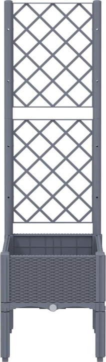 Actual product image VidaXL Planter with trellis PP
