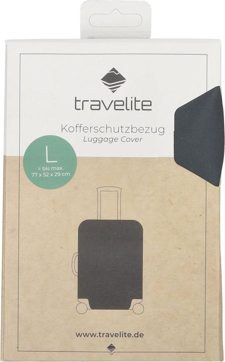 Actual product image Travelite Basic suitcase cover L 77 cm (Case strap)