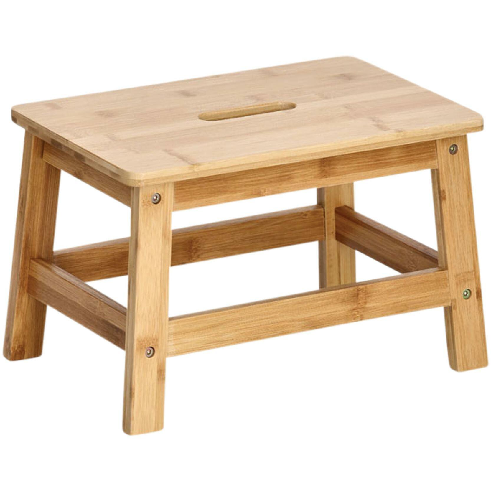 Thumbnail - Zeller Present, Hocker + Pouf, Bambus