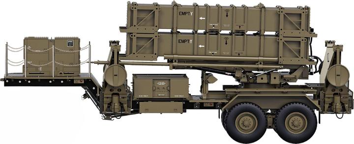 Produktbild Amewi Sattelauflieger US M747 Raketenwerfer, Grün 1:12, Bausatz