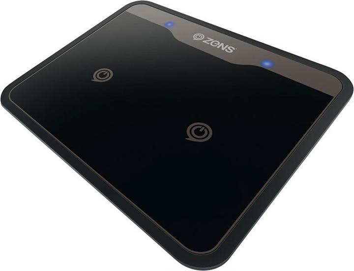 Image du produit Zens Station de charge double avec fonction de charge sans fil - Noir