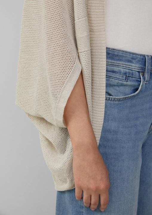 Produktbild s.Oliver Indoor-Poncho Strickponcho mit Glitzergarn (One Size)