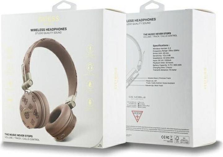 Produktbild Guess Bluetooth ENC GUBH70EPOSMW Peony Script Round Shape (32 h, Kabellos)