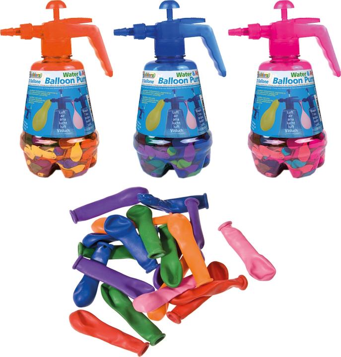Actual product image Alldoro Water balloon pump ass. triple ass., pump, 250 balloons, from 3 years (1 x)