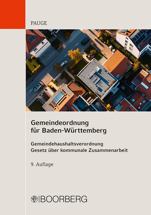 Produktbild Gemeindeordnung für Baden-Württemberg (Deutsch, Herbert O. Zinell, Johannes Stingl, Luisa Pauge, 2024)