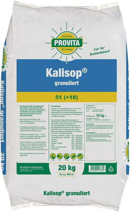 Produktbild Beckmann Kalisulfat granuliert (20 kg)